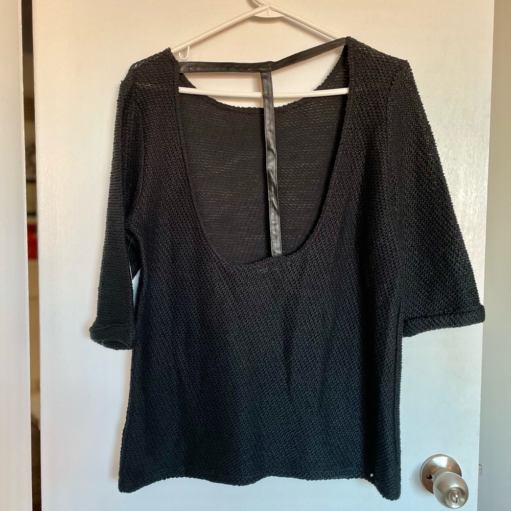 BB Dakota Open Back Knit Sweater - Size S - Picture 5 of 12